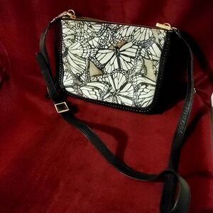 Aimee Kestenberg Leather Double Entry Crossbody,  Butterfly